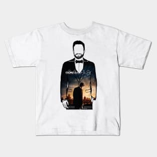 A portrait of Ben Affleck director of Gone Baby Gone Kids T-Shirt